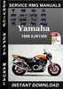 Thumbnail 1999 Yamaha XJR1300 Service Repair Manual Download