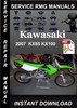 Thumbnail 2007 Kawasaki KX85 KX100 Service Repair Manual Download
