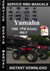 Thumbnail 1998 Yamaha YFM Grizzly 600 F Service Repair Manual Download