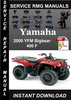 Thumbnail 2000 Yamaha YFM Bigbear 400 F Service Repair Manual Download