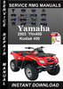 Thumbnail 2003 Yamaha Yfm450 Kodiak 450 Service Repair Manual Download Thumbnail 2003 Yamaha Yfm450 Kodiak 450 Service Repair Manual Download