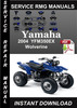 Thumbnail 2004 Yamaha YFM350EX Wolverine Service Repair Manual Downloa