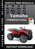 Thumbnail Yamaha YFM400FAR Kodiak Service Repair Manual Download