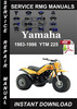 Thumbnail 1983-1986 Yamaha YTM 225 Service Repair Manual Download Thumbnail 1983-1986 Yamaha YTM 225 Service Repair Manual Download