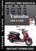 Thumbnail 2004 Yamaha YJ125S Service Repair Manual Download