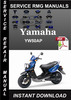 Thumbnail Yamaha YW50AP Service Repair Manual Download
