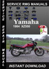 Thumbnail 1984 Yamaha XZ550 Service Repair Manual Download