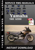 Thumbnail 1985 Yamaha XZ550 Service Repair Manual Download