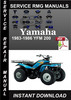 Thumbnail 1983-1986 Yamaha YFM 200 Service Repair Manual Download
