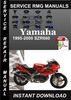 Thumbnail 1995-2000 Yamaha SZR660 Service Repair Manual Downlod