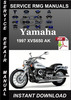 Thumbnail 1997 Yamaha XVS650 AK Service Repair Manual Download