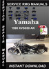 Thumbnail 1998 Yamaha XVS650 AK Service Repair Manual Download