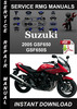 Thumbnail 2005 Suzuki GSF650 GSF650S Service Repair Manual Download