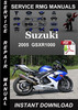 Thumbnail 2005 Suzuki GSXR1000 Service Repair Manual Download