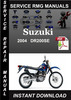 Thumbnail 2004 Suzuki DR200SE Service Repair Manual Download Thumbnail 2004 Suzuki DR200SE Service Repair Manual Download