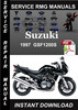 Thumbnail 1997 Suzuki GSF1200S Service Repair Manual Download