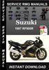 Thumbnail 1997 Suzuki RF900R Service Repair Manual Download