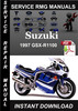 Thumbnail 1997 Suzuki GSX-R1100 Service Repair Manual Download
