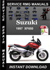 Thumbnail 1997 Suzuki XF650 Service Repair Manual Download