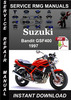 Thumbnail 1997 Suzuki Bandit GSF400 Service Repair Manual Download