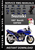 Thumbnail 1997 Suzuki Bandit GSF600 Service Repair Manual Download