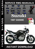 Thumbnail 1997 Suzuki GS500E Service Repair Manual Download