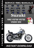 Thumbnail 1992 Suzuki VS700 VS750 VS800 S50 Service Repair Manual Down