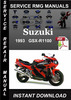 Thumbnail 1993 Suzuki GSX-R1100 Service Repair Manual Download