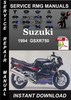 Thumbnail 1994 Suzuki GSXR750 Service Repair Manual Download