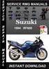 Thumbnail 1994 Suzuki RF600 Service Repair Manual Download