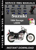 Thumbnail 1994 Suzuki Savage LS650 Service Repair Manual Download
