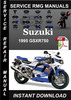 Thumbnail 1995 Suzuki GSXR750 Service Repair Manual Download