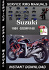 Thumbnail 1991 Suzuki GSXR1100 Service Repair Manual Download