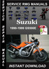 Thumbnail 1990-1999 Suzuki GS500E Service Repair Manual Download