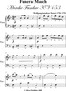 Thumbnail Funeral March KV 453 Easy Piano Sheet Music