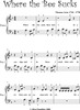 Thumbnail Where the Bee Sucks Beginner Piano Sheet Music