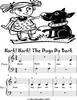 Thumbnail Hark Hark the Dogs Do Bark Easiest Piano Sheet Music Tadpole