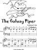 Thumbnail Galway Piper Beginner Piano Sheet Music Tadpole Edition