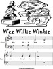 Thumbnail Wee Willie Winkie Beginner Piano Sheet Music