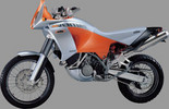 Thumbnail KTM 950LC8 Adventure Motorcycle Service & Repair Manual 2003 in German