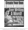 Thumbnail Create Your Own Ebook Without Writing A Word!