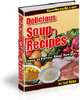 Thumbnail Delicious Soup Recipes- Rebrandable, Resellable