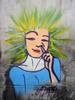 Thumbnail Girl Picking Nose - Street Art 
