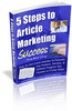 Thumbnail 5 Steps To Article Marketing Success with MRR Rights