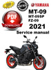 Thumbnail Yamaha MT09SP 2021-2023 Service workshop manual 752 Pages HQ