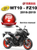 Thumbnail Yamaha MT10SP/FZ-10 2016-19 Service Manual PDF (680 Pages)