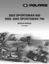 Thumbnail POLARIS Sportsman 600 700 COMPLETE OFFICIAL FACTORY SERVICE / REPAIR / Full WORKSHOP MANUAL Thumbnail POLARIS Sportsman 600 700 COMPLETE OFFICIAL FACTORY SERVICE / REPAIR / Full WORKSHOP MANUAL