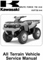 Thumbnail Kawasaki KVF750 4x4, Brute Force 750 4x4i COMPLETE OFFICIAL FACTORY SERVICE / REPAIR / WORKSHOP MANUAL 