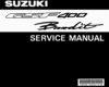 Thumbnail Suzuki GSF400 GSF 400 Bandit COMPLETE OFFICIAL FACTORY SERVICE / REPAIR / WORKSHOP MANUAL 91-97