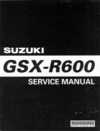 Thumbnail Suzuki GSXR 600 2004-2005 Service Manual